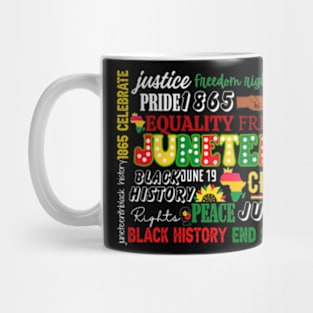 Juneteenth, 1865 Freedom, Equality Awareness, Melanin, Black History Mug